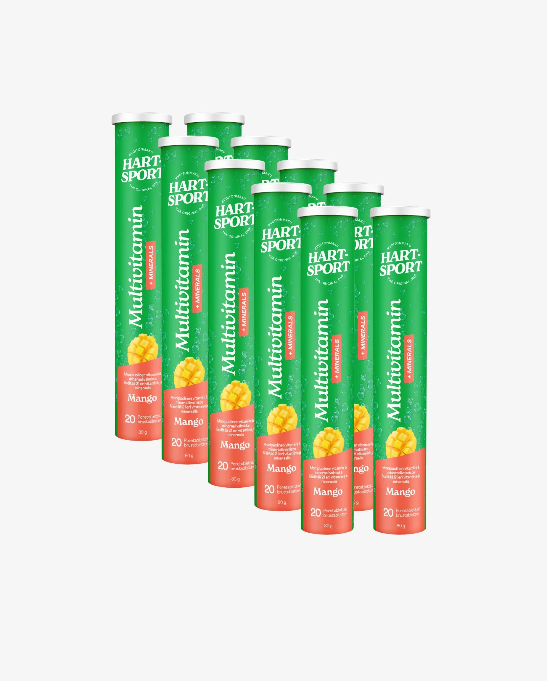 Bundle: Monivitamiini-mineraaliporetabletti - mango