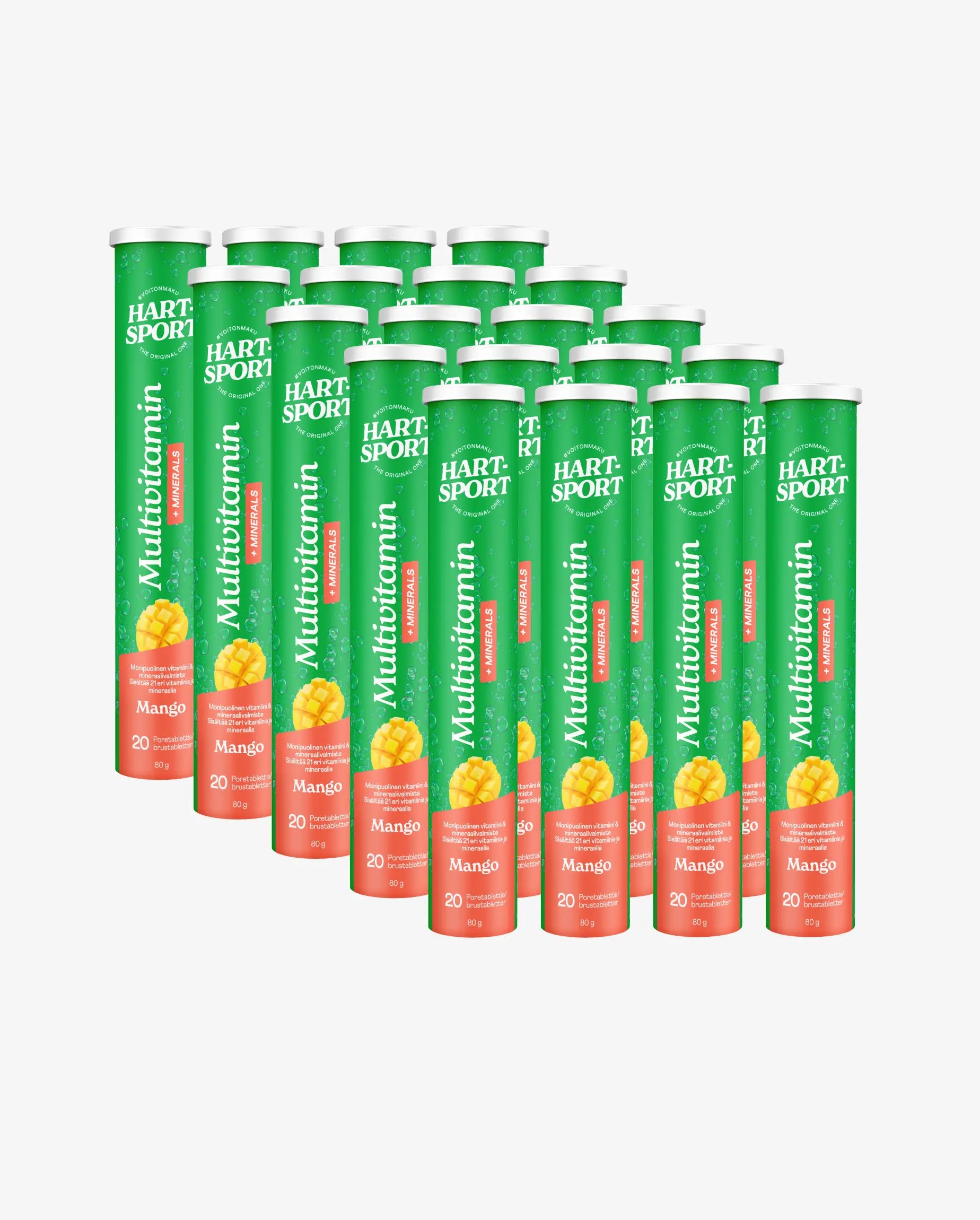 Bundle: Monivitamiini-mineraaliporetabletti - mango