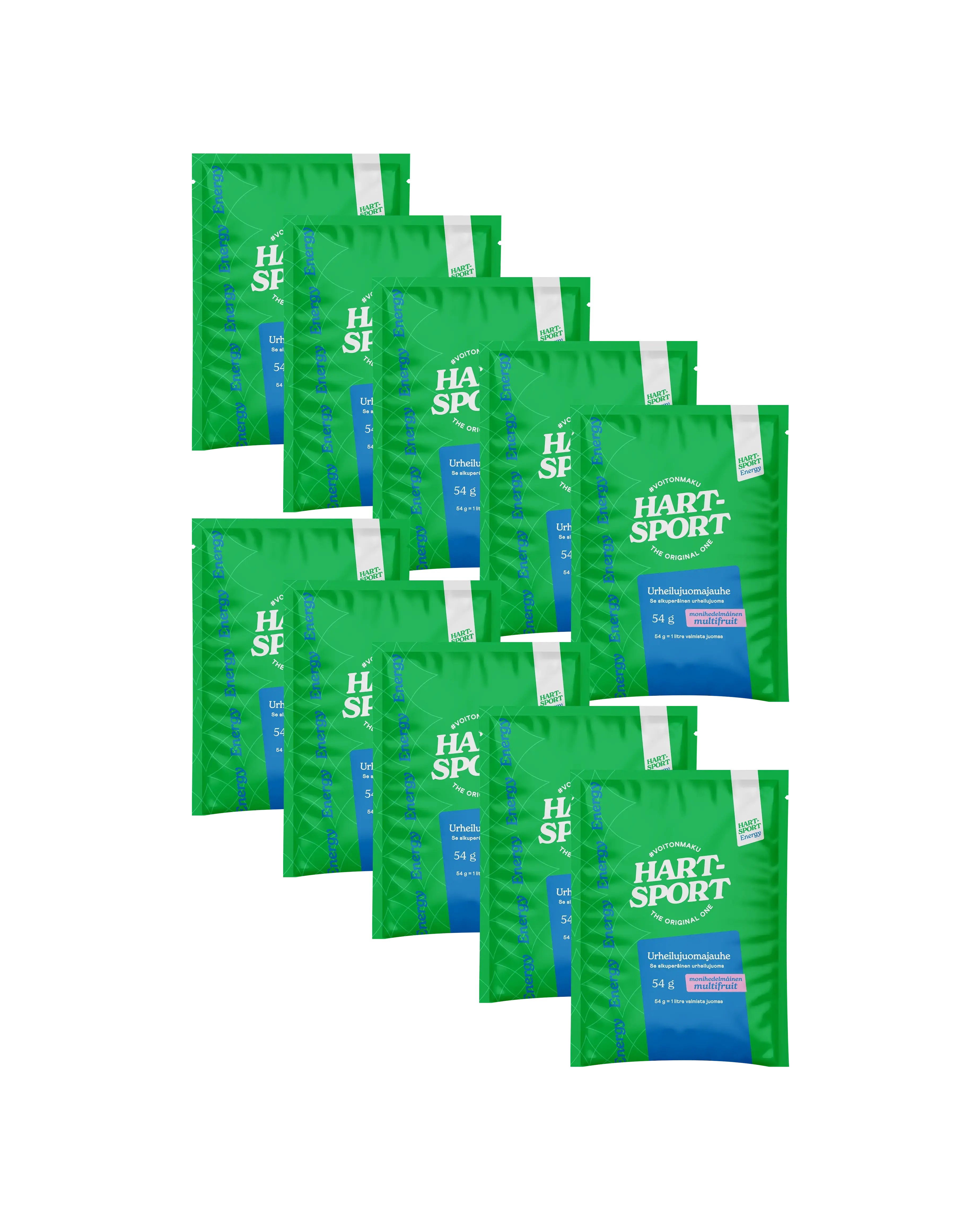 Bundle: Urheilujuomajauhe x 10 pussia - Multifruit