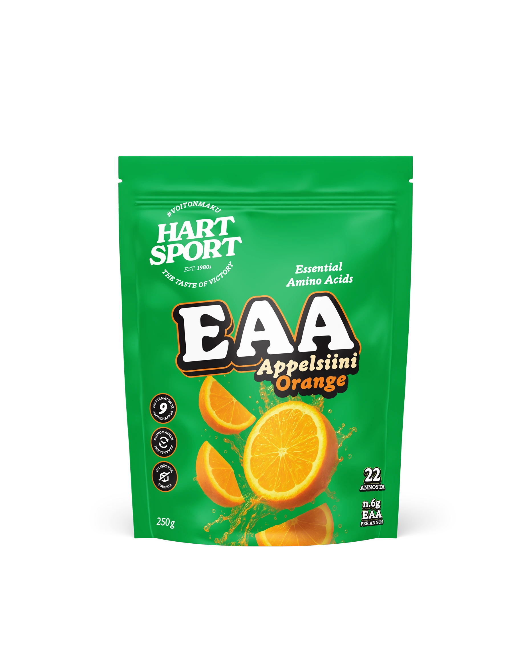 EAA - Välttämättömät aminohapot Appelsiini 250 g