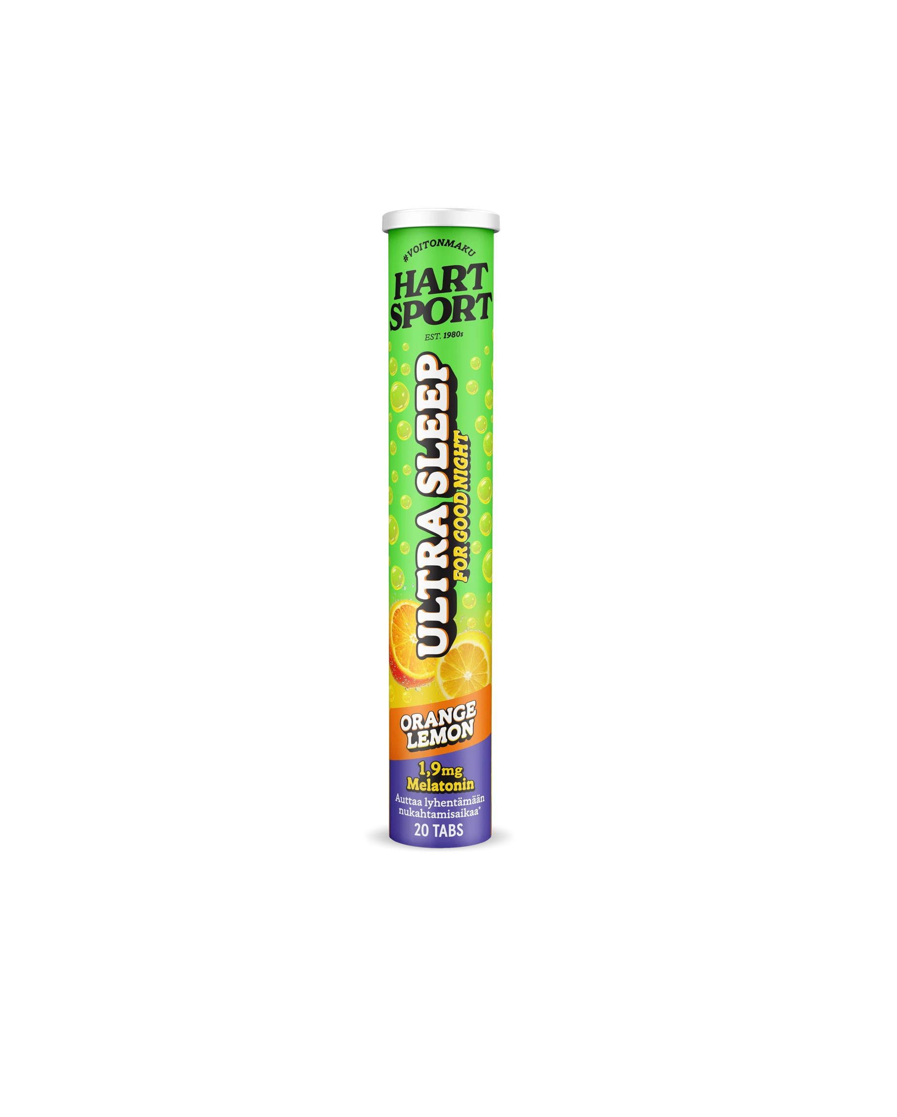 Ultra Sleep Melatoniiniporetabletit - Appelsiini&Sitruuna 20 Poretablettia