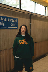 Tears Hooded Sweatshirt Green