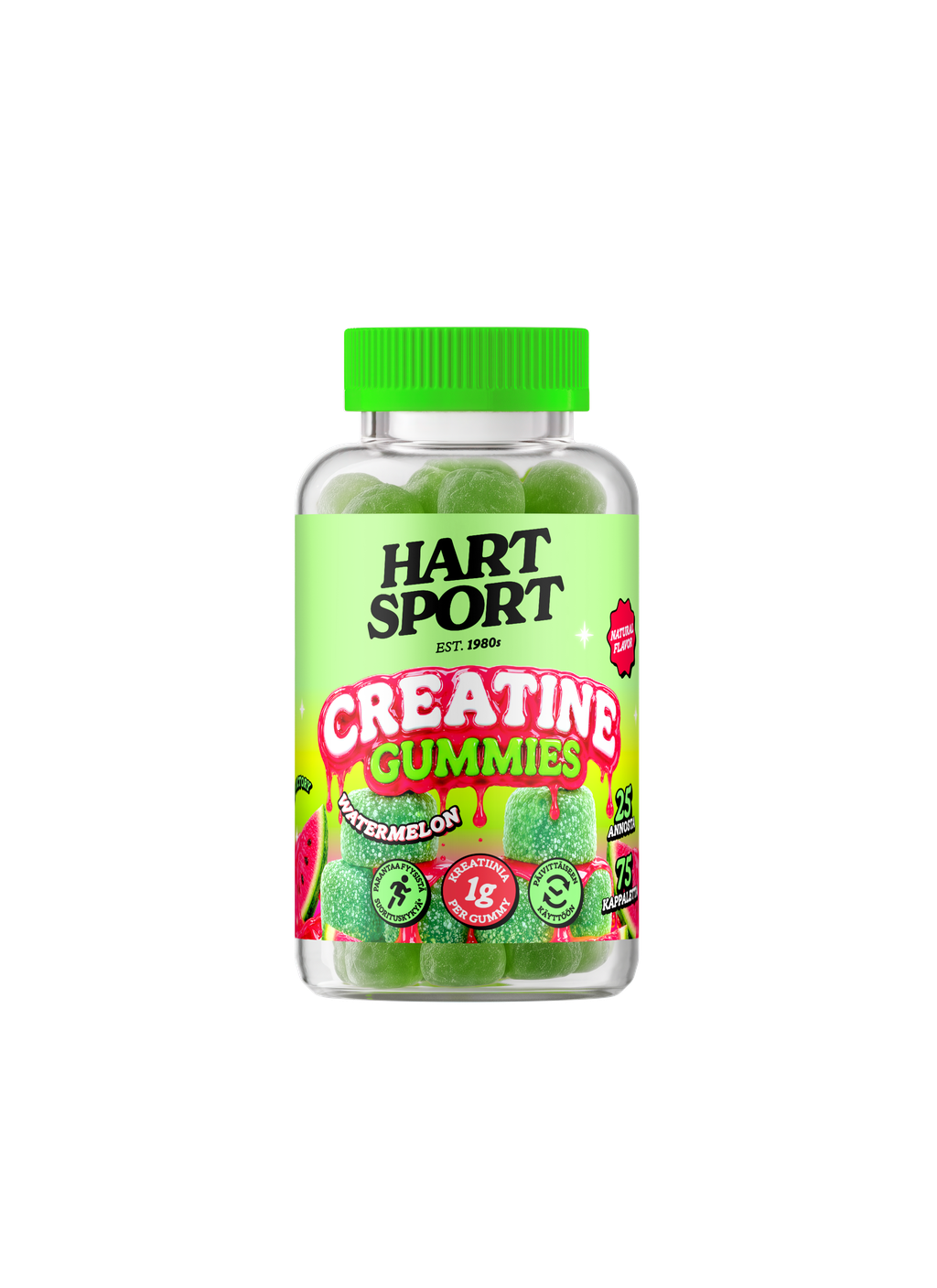 Creatine Gummies Watermelon 75 kpl